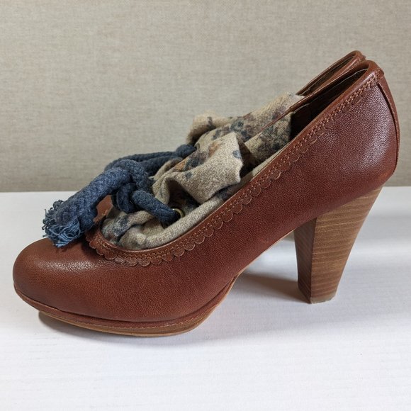 Shellys London Stacked Heel Pumps | EUR 40 | US 9 - Picture 4 of 7